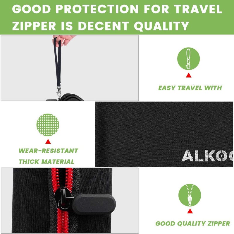 ALKOO Dart Case Holder Bag for 6 pcs Steel and Soft Tip Darts Set, Storage Organizer Holds 6 Darts and Tips, Shafts and Flights Accessories (Cases Only) (Red, Holds 6 darts) - Image 5